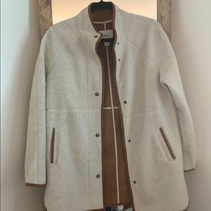 Old Navy Sherpa Suede Jacket